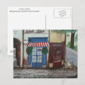 Carte Postale Une rue à Paris (Devant / Derrière)