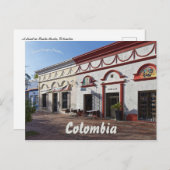 Carte Postale Une rue à Père Noël Marta Colombie (Devant / Derrière)