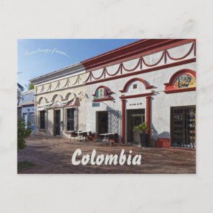 Carte Postale Une rue à Père Noël Marta Colombie