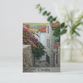 Carte Postale Une rue à Rab Croatie (Debout devant)