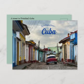 Carte Postale Une rue à Trinidad Cuba (Devant / Derrière)