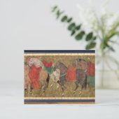 Carte Postale Une salle avec des chevaux (Debout devant)