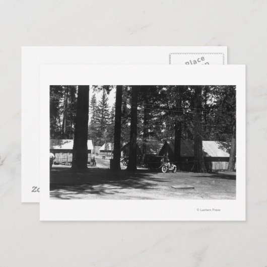 Carte Postale Une scène de camping (Devant / Derrière)