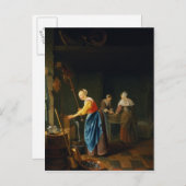 Carte Postale Une Scène De Cuisine (Devant / Derrière)