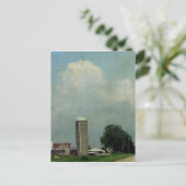 Carte Postale Une scène de ferme rurale (Debout devant)