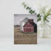 Carte Postale Une scène de ferme rurale après la récolte (Debout devant)