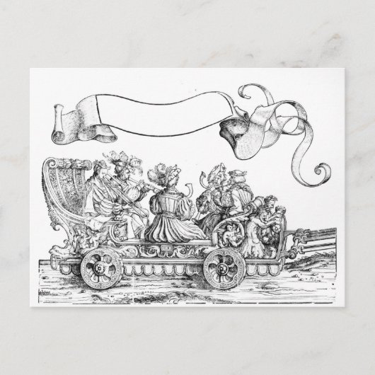 Carte Postale Une scène de la procession triomphale de Maximilie (Devant)
