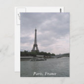 Carte Postale Une soirée à Paris (Devant / Derrière)