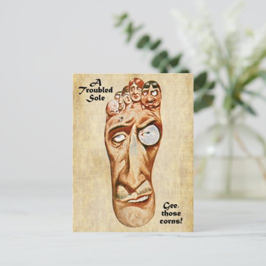 Carte Postale Une solution compliquée (Debout devant)