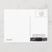 Carte Postale Une sorcière d'Halloween Citrouille géante (Dos)