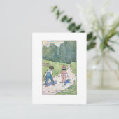 Carte Postale Une sortie (Debout devant)