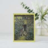 Carte Postale Une soucoupe de crème pour Kitty (Debout devant)