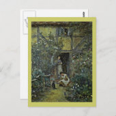 Carte Postale Une soucoupe de crème pour Kitty (Devant / Derrière)