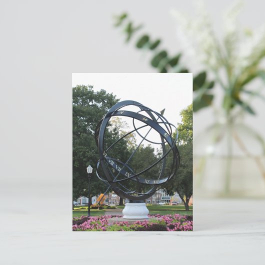 Carte Postale Une statue à Pella Iowa (Debout devant)