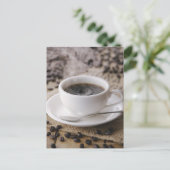 Carte Postale Une tasse de café (Debout devant)