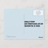 Carte Postale "Une tempête arrive" avec Neige & Whitehouse (Dos)