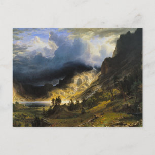 Carte Postale Une tempête dans les montagnes Rocheuses, Mont Ros