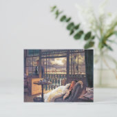 Carte Postale Une tempête se déplace au-dessus de James Tissot (Debout devant)