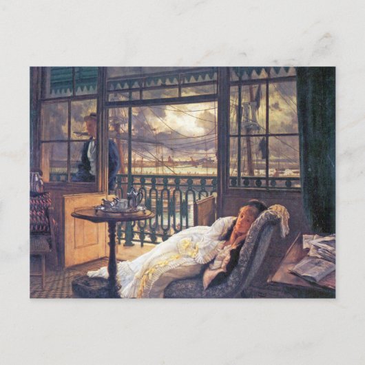 Carte Postale Une tempête se déplace au-dessus de James Tissot (Devant)