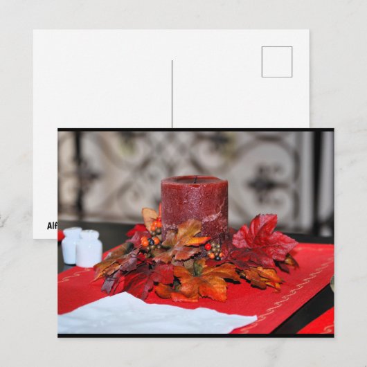 Carte Postale Une touche d'automne (Devant / Derrière)
