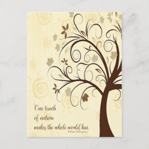 Carte Postale Une touche de nature fait le roi du monde entier