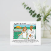 Carte Postale "Une touche d'Humour" Massage Spa Cannibal Comique (Debout devant)