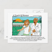 Carte Postale "Une touche d'Humour" Massage Spa Cannibal Comique (Devant / Derrière)