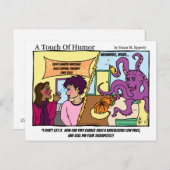 Carte Postale "Une touche d'Humour" Otopus Massage Comic (Devant / Derrière)