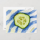 Carte Postale Une tranche d'été (Devant / Derrière)