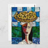 Carte Postale Une vendedora de Chipas (Devant / Derrière)