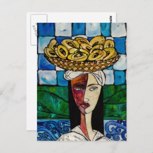 Carte Postale Une vendedora de Chipas (Devant / Derrière)