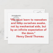 Carte Postale Une vérité (Devant / Derrière)