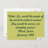 Carte Postale Une vérité (Devant / Derrière)