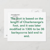 Carte Postale Une vérité (Devant / Derrière)