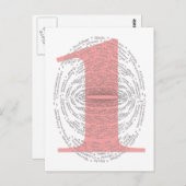 Carte Postale Une - Version rose (Devant / Derrière)