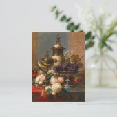 Carte Postale Une vie morte avec des Roses, Jean Robie (Debout devant)