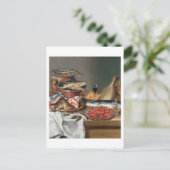 Carte Postale Une vie morte d'un poisson, de truites et de petit (Debout devant)