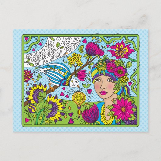 Carte Postale Une vie occupée_ (Devant)