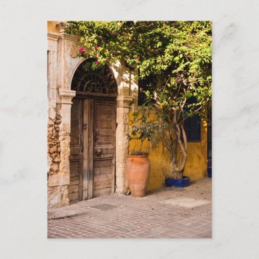 Carte Postale Une vieille porte européenne (Devant)