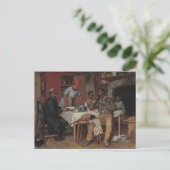 Carte Postale Une visite pastorale (Debout devant)