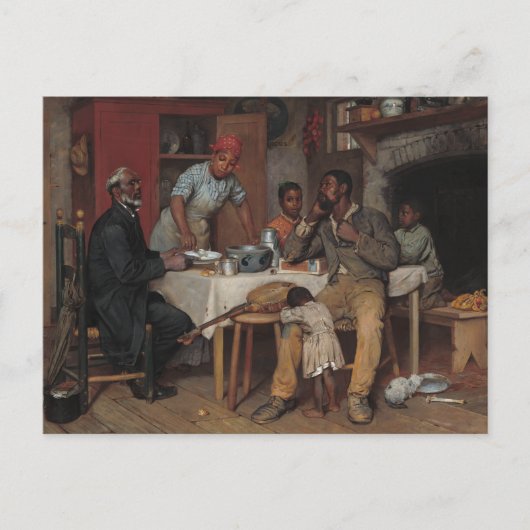 Carte Postale Une visite pastorale (Devant)