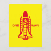 Carte Postale Une Voie ! Navette Spacecraft (Devant)