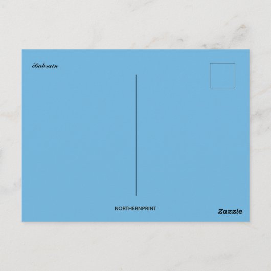 Carte Postale Une vue aérienne de Bahreïn (Dos)