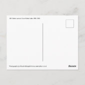 Carte Postale Une vue alpine de Baker de Mt de lac baker (Dos)