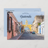 Carte Postale Une vue d'Antigua Guatemala (Devant / Derrière)