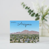 Carte Postale Une vue de Camelback Mountain depuis Phoenix Arizo (Debout devant)