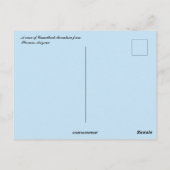 Carte Postale Une vue de Camelback Mountain depuis Phoenix Arizo (Dos)