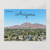 Carte Postale Une vue de Camelback Mountain depuis Phoenix Arizo (Devant)
