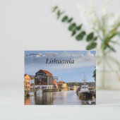 Carte Postale Une vue de Klaipeda Lituanie (Debout devant)