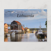 Carte Postale Une vue de Klaipeda Lituanie (Devant)